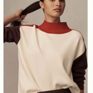 The Carys Mock-Neck Sweater by Maeve (Anthropologie)